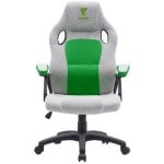 Sedia da gaming Tempest Discover Grigio/Verde Tessuto traspirante