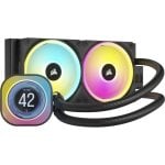 Kit di raffreddamento a liquido LCD Corsair iCUE LINK H100i 240 mm Nero