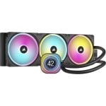 Kit di raffreddamento a liquido LCD Corsair CPU iCUE LINK H170i 420 mm Nero