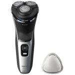 Rasoio Elettrico Viso Philips Shaver Series 3000 S3143/00 Senza Filo 60 min Funzionamento a Umido Testine Flessibili