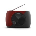 Radio FM analogica portatile Thomson RT353 nera/rossa