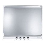 Smeg CC60X Tapa de Cristal para Placa de Cocina 60cm