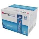 Pile Agfaphoto LR6 Plus AA 1,5V Pack 20 haute performance