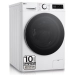 Máquina de Lavar Roupa LG Série 600 F4WR6010A1W Carga Frontal 10 kg 1360 rpm A IA Branca