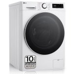 Lavadora carga frontal LG Serie 600 F4WR6009A0W 9 kg 1360 rpm clase A IA vapor blanca