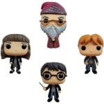 Funko Pop Harry Potter Pack 4 Harry Potter/Hermione Granger/Silente/Ron Weasley Funko Pop Harry Potter Pack 4 Harry Potter/Hermione Granger/Silente/Ron Weasley