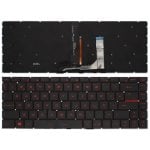 Teclado Retroiluminado Para Portátil Msi Gf63 Gf65 Gs65 Gs65vr Negro