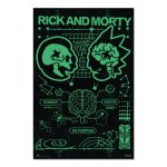 Erik Editores Poster Rick & Morty Nobody Exist On Purpose