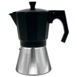 Caffettiera italiana Bastilipo Mokka Induction 9N 9 tazze Nera