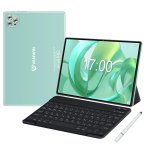 Tablet Vanwin V62 WiFi + 4G 10,1" 4GB 64GB Verde con Stylus Pen y teclado, cámara trasera 13 MP