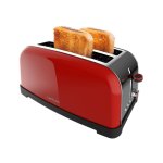 Tostapane Cecotec Toastin' time 1500 Red Lite 2 Fessure Lunghe 1500W Rosso
