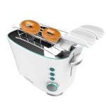 Cecotec Toast&Taste Double W Grille-pain 2 tranches avec pains de levage et décongélation Blanc