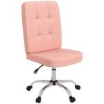Vinsetto Silla De Oficina Sin Brazos Con Altura Ajustable 45x59x90-100 Cm Rosa Vinsetto Silla De Oficina Sin Brazos Con Altura Ajustable 45x59x90-100 Cm Rosa