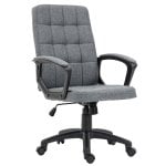 Vinsetto Silla De Oficina Con Altura Ajustable 59x63x96-105,5 Cm Gris Oscuro Vinsetto Silla De Oficina Con Altura Ajustable 59x63x96-105,5 Cm Gris Oscuro