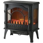 Homcom Chimenea Eléctrica 1000w/2000w Para Sala 15-30 M² 55x31x58 Cm Negro Homcom Chimenea Eléctrica 1000w/2000w Para Sala 15-30 M² 55x31x58 Cm Negro
