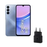 Samsung Galaxy A15 4/128GB Azul Libre + Cargador Samsung Galaxy A15 4/128GB Azul Libre + Cargador