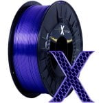 X Filament Filamento PLA Efecto SEDA Impresora 3D 1,75mm 1Kg Violet X Filament Filamento PLA Efecto SEDA Impresora 3D 1,75mm 1Kg Violet