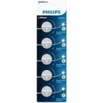 Philips CR2025P5/01B Confezione pulsanti al litio 3 V 5 unità