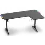 Table de jeu Spirit of Gamer Head Quarter 600 RGB noire