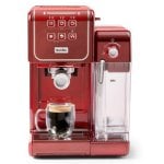 Caffettiera espresso Breville Prima Latte III 19 barrette rossa