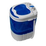 Lavadora carga superior Briebe WM1111 3 kg portátil blanca/azul