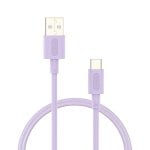 Nubbeh Elisium Cable USB-A a USB-C Tpe 1m 3A Lila Nubbeh Elisium Cable USB-A a USB-C Tpe 1m 3A Lila