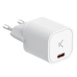 Caricabatterie Ksix Mini GaN 30 W Power Delivery Ricarica rapida USB-C Bianco