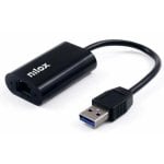 Adaptador Nilox NXADAP05 USB 3.0 para Ethernet Gigabit RJ45 Preto
