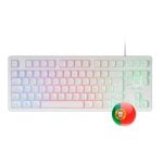 Mars Gaming MK023 TKL H-Mech Tastiera da gioco FRGB Bianca (PT)