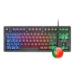 Mars Gaming MK023 TKL H-Mech Tastiera da gioco FRGB Nera (PT)