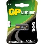 Batteria al litio GP CR123A non ricaricabile da 3 V