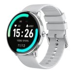 Cool Forever Bluetooth 44mm AMOLED Grau Wasserdicht IP67 SpO2 Herzfrequenz Silikon M