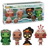 Funko Pop Disney Vaiana Pack de 4 Moana/Gramma Tala/Te Ka/Te Fiti