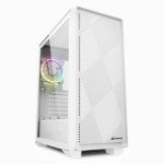 Sharkoon VS8 RGB Midi Tower Tempered Glass USB-C 3.2 weiß