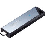 Unidad flash Adata UE800 256GB USB-C 3.2 Gen2 1000MB/s deslizable aluminio