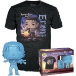 Esclusiva Funko Pop e Tee Attack on Titan Eren + T-shirt taglia XL