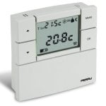 Perry Zefiro Termostato Digital 3V 84x84mm Blanco