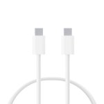 Cabo de carregamento e dados de contato USB-C para USB-C 30 W Power Delivery Carregamento rápido 1 m branco
