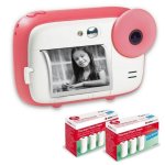 Cámara Instantânea Agfaphoto Realikids Instant Cam Flash Filtros Selfie Rosa