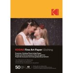 Papier pour imprimante Kodak Fine Art Graate A6 210 g effet gravure mat