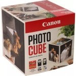 Canon Photo Cube Pack Cadre Magnétique + Encres PG-560/CL-561 + 40 Feuilles de Papier Photo Rose
