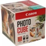 Canon Photo Cube Pack Cadre Magnétique + Encres PG-560/CL-561 + 40 Feuilles de Papier Photo Bleu