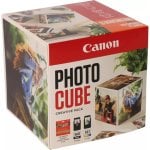 Cornice magnetica Canon Photo Cube Pack + inchiostri PG-560/CL-561 + 40 fogli di carta fotografica arancione
