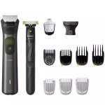 Tondeuse Multifonction Philips All-in-One Trimmer Series 9000 MG9540/15 Sans Fil 120min Sec et Mouillé 27 Réglages OneBlade Charge Rapide