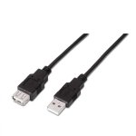 USB-Kabel OcioDual A101-0017 3 m USB 2.0 Typ A Stecker-Buchse Schwarz