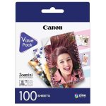 Carta Fotografica ZINK Canon 100 Fogli per Zoemini