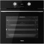 Horno elétrico Teka AirFry HLB 8416 70L Preto com função AirFry e limpeza HydroClean