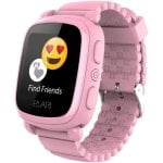 Elari Kidphone 2 GPS Bluetooth 50mm TFT Rose Suivi Enfant Bouton SOS MicroSIM App SafeFamily