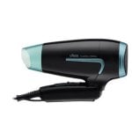Asciugacapelli Ufesa 60305640 Da Viaggio Pieghevole 1600W con Accessori Nero Blu