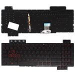 Tastatur mit Hintergrundbeleuchtung für Laptop der Asus Tuf Gaming Fx504 Fx504gd Fx504ge Fx504gm-Serie